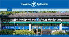 Desktop Screenshot of pakilanapteekki.fi