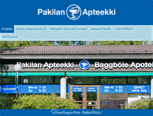 Tablet Screenshot of pakilanapteekki.fi